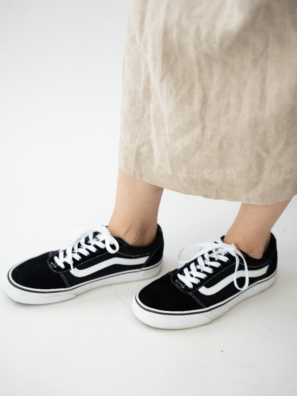 Vans Old Skool Black White Low Top Sneakers Shoes US Men’s Size 7 Classic